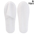 New Spa Slippers 12 Pairs Plush Disposable Indoor Wear