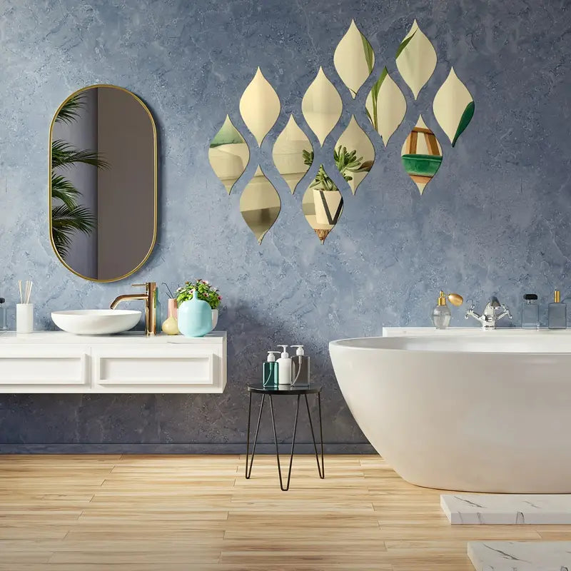 Water Drop Mirror Stickers